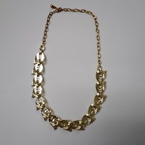 Vintage Tone Gold Women Necklace
